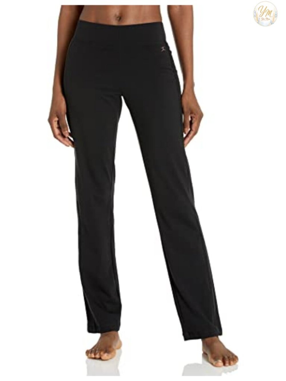 Yoga Pants Flare High Rise Cotton Blend Women's Athletic Leggings